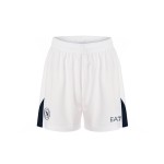 Pantaloncini Casa Napoli Bambino 2024/25 - Bianco/Blu Marino