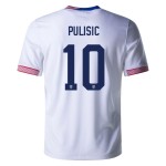 Maglia Casa Christian Pulisic #10 USMNT Copa America 2024