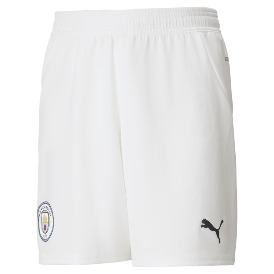 Pantaloncini Casa Manchester City Bambino 2024/25 - Bianco