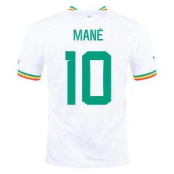 Sadio Mane #10 Senegal Maglia Casa Coppa del Mondo 2022
