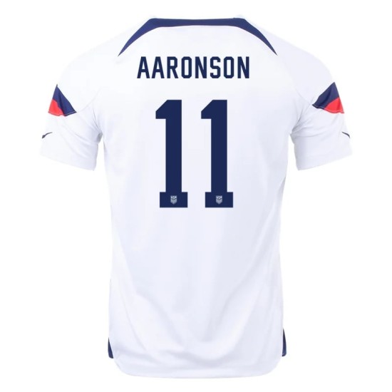 Brenden Aaronson #11 USMNT Maglia Casa Coppa del Mondo 2022