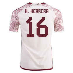 Maglia Trasferta Hector Herrera #16 Messico Coppa del Mondo 2022