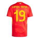 Maglia Casa LAMINE YAMAL #19 Spagna EURO 2024