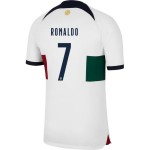 Cristiano Ronaldo #7 Portogallo Maglia Trasferta Coppa del Mondo 2022