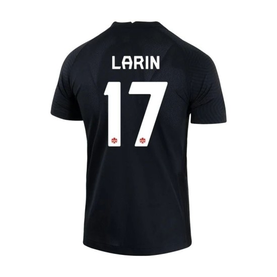 Cyle Larin #17 Canada Terza Maglia Coppa del Mondo 2022