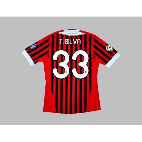 Maglia Uomo T.SILVA Milan 2011/12 Casa