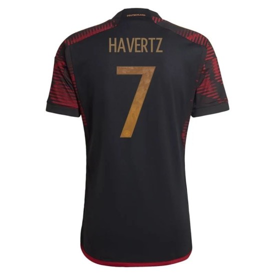 Kai Havertz #7 Germania Maglia Trasferta Coppa del Mondo 2022 Kai Havertz #7 Germania Maglia Trasferta Coppa del Mondo 2022