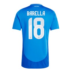 Maglia Casa Nicolo Barella #18 Italia EURO 2024