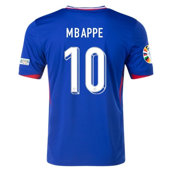 Maglia Casa Kylian Mbappe #10 Francia EURO 2024