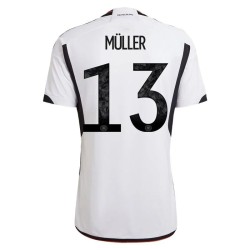 Thomas Muller #13 Germania Maglia Casa Coppa del Mondo 2022