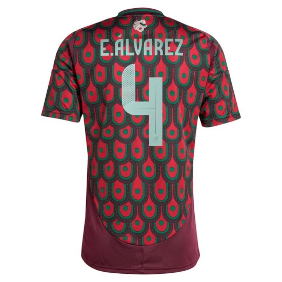 Maglia Casa Edson Alvarez #4 Messico Copa America 2024