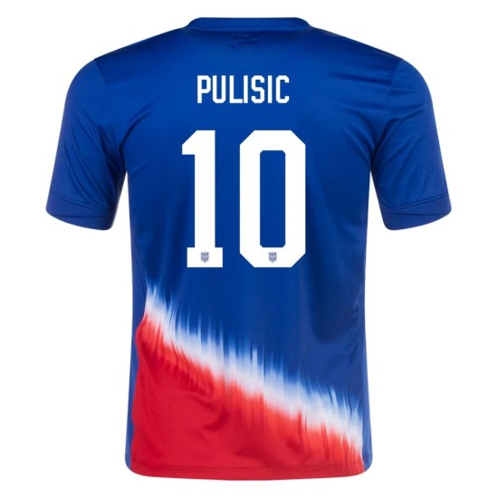 Maglia Trasferta Christian Pulisic #10 USMNT Copa America 2024