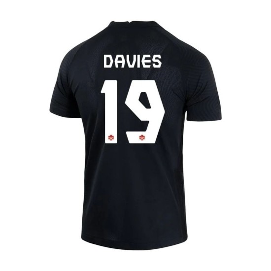 Alphonso Davies #19 Canada Terza Maglia Coppa del Mondo 2022