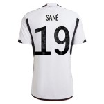 Leroy Sane #19 Germania Maglia Casa Coppa del Mondo 2022 Leroy Sane #19 Germania Maglia Casa Coppa del Mondo 2022