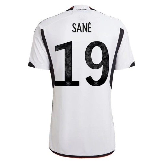 Leroy Sane #19 Germania Maglia Casa Coppa del Mondo 2022 Leroy Sane #19 Germania Maglia Casa Coppa del Mondo 2022