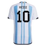 Lionel Messi #10 Argentina Maglia Casa Coppa del Mondo 2022 Lionel Messi #10 Argentina Maglia Casa Coppa del Mondo 2022