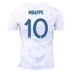 Kylian Mbappe #10 Francia Maglia Trasferta Coppa del Mondo 2022