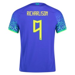Richarlison #9 Brasile Maglia Trasferta Coppa del Mondo 2022