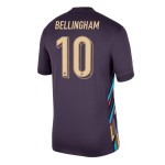 Maglia Trasferta Jude Bellingham #10 Inghilterra EURO 2024 Maglia Trasferta Jude Bellingham #10 Inghilterra EURO 2024