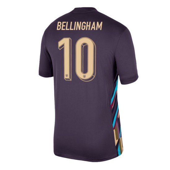 Maglia Trasferta Jude Bellingham #10 Inghilterra EURO 2024 Maglia Trasferta Jude Bellingham #10 Inghilterra EURO 2024