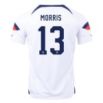 Maglia Casa Jordan Morris #13 USMNT Coppa del Mondo 2022