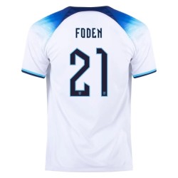 Phil Foden #21 Inghilterra Maglia Casa Coppa del Mondo 2022