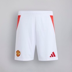 Pantaloncini Casa Manchester United Donna 2024/25 - Bianco