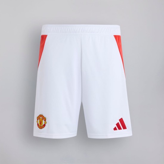 Pantaloncini Casa Manchester United Donna 2024/25 - Bianco