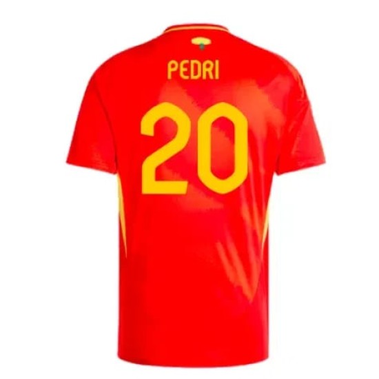 Maglia Casa Uomo PEDRI Spagna 2024/25 Maglia Casa Uomo PEDRI Spagna 2024/25