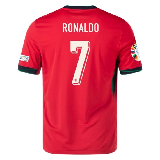 Maglia Casa Cristiano Ronaldo #7 Portogallo EURO 2024