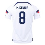 Maglia Casa Weston McKennie #8 USMNT Coppa del Mondo 2022