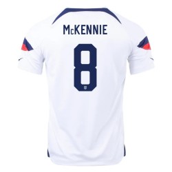 Maglia Casa Weston McKennie #8 USMNT Coppa del Mondo 2022