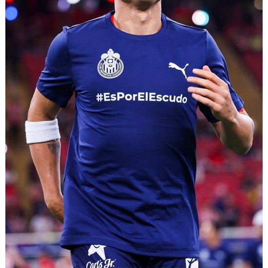 Bambino Guadalajara Chivas 2024/25 Terza Prematch Maglia - Blu