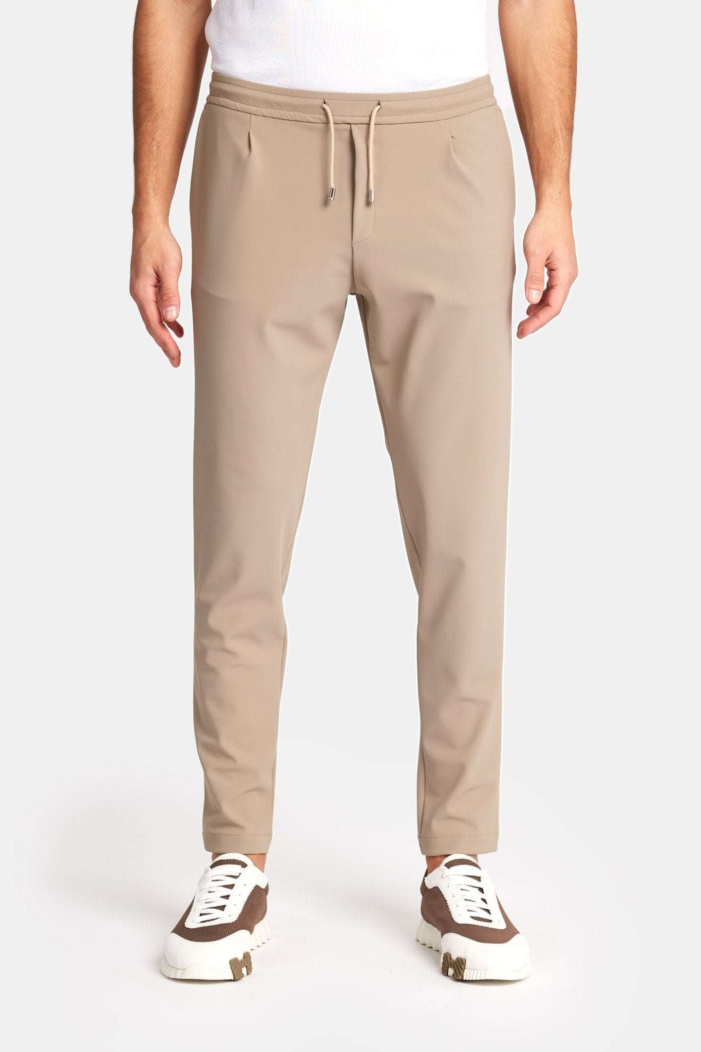Pantaloni eleganti beige chiaro