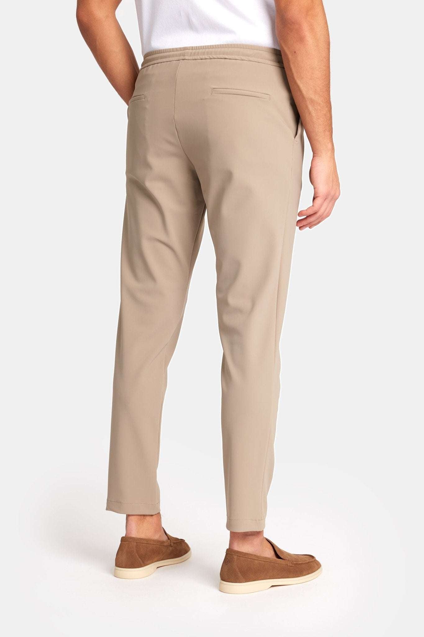 Pantaloni eleganti beige chiaro