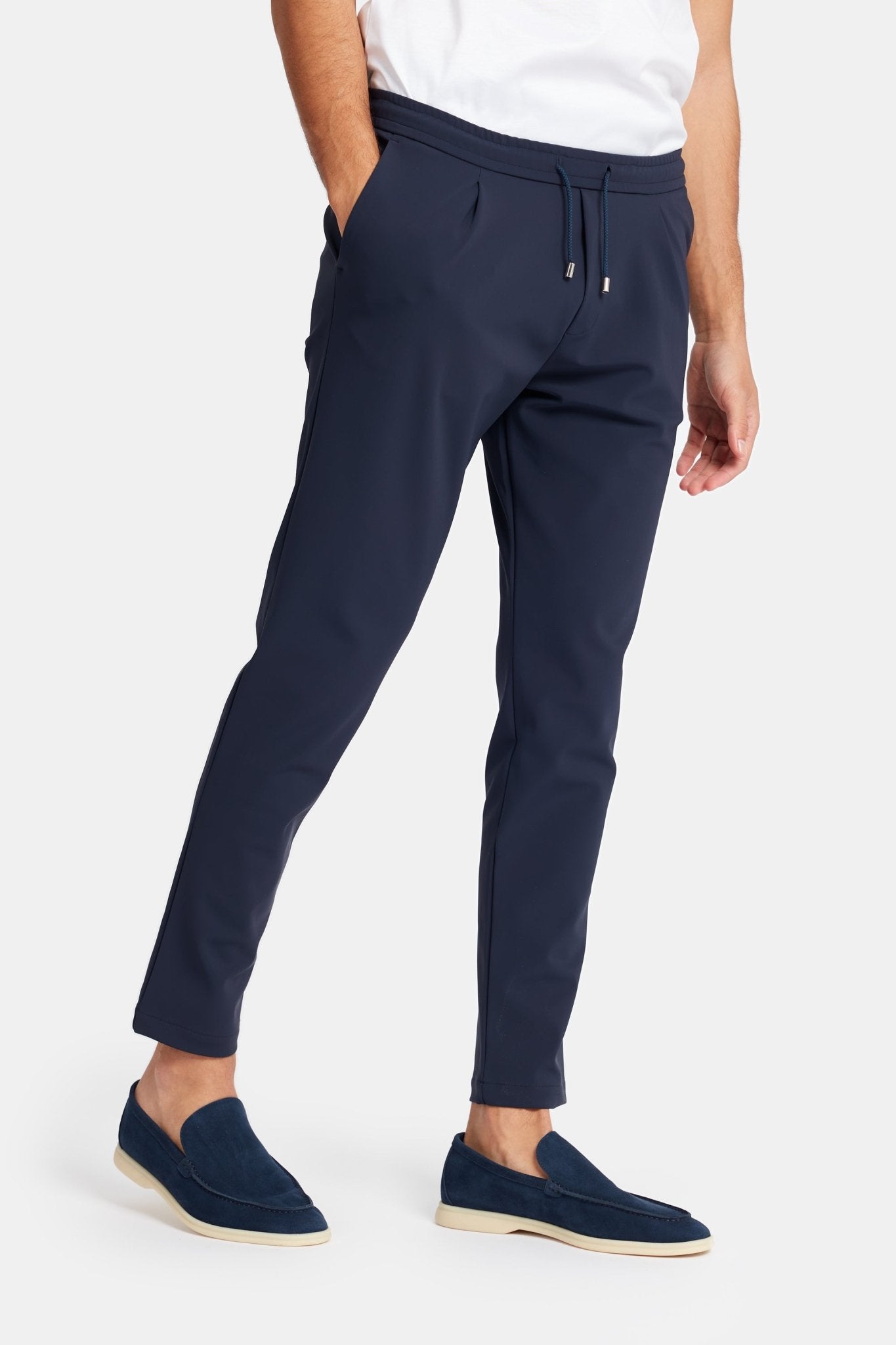Pantaloni eleganti blu notte