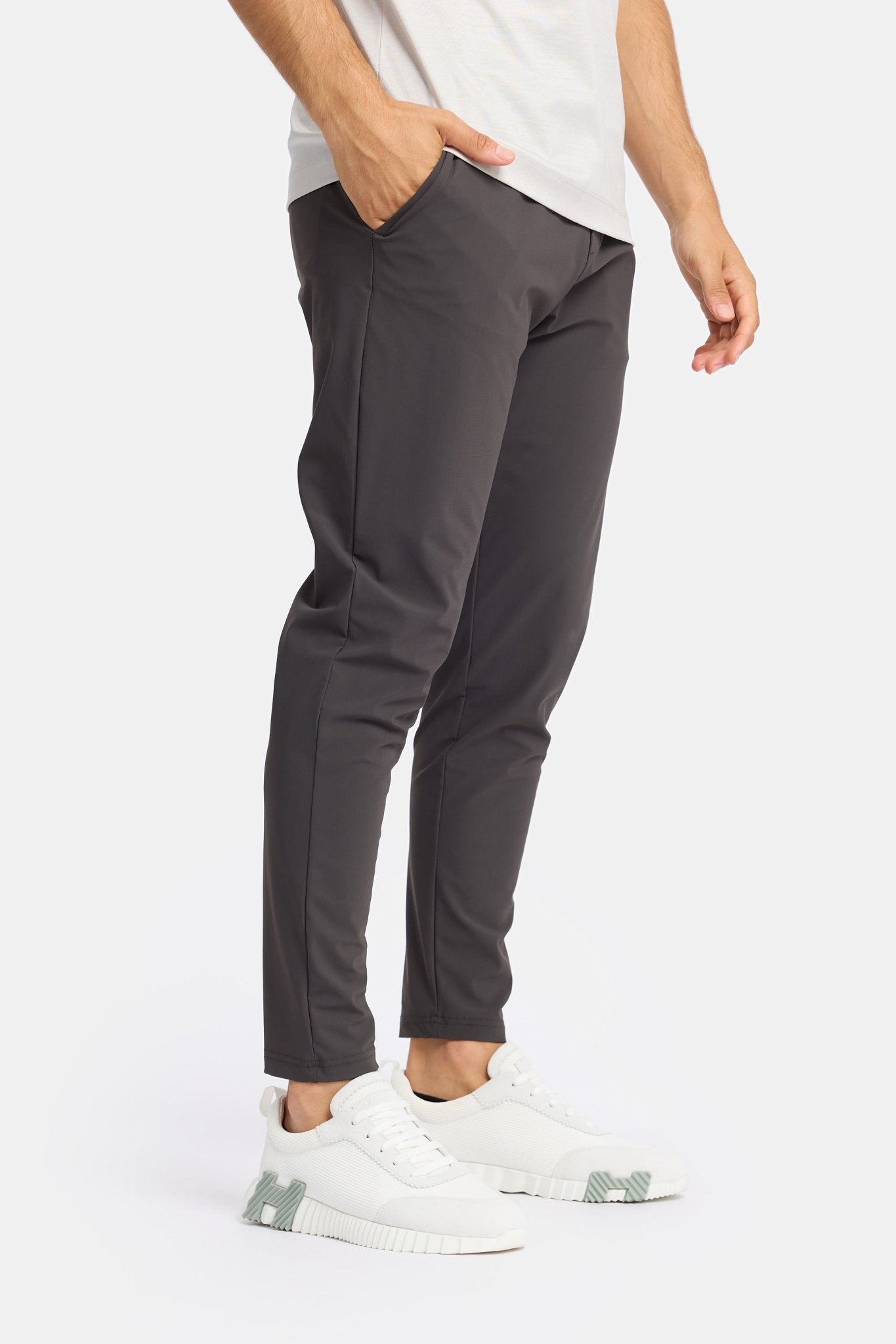 Pantaloni tecnici grigio ardesia