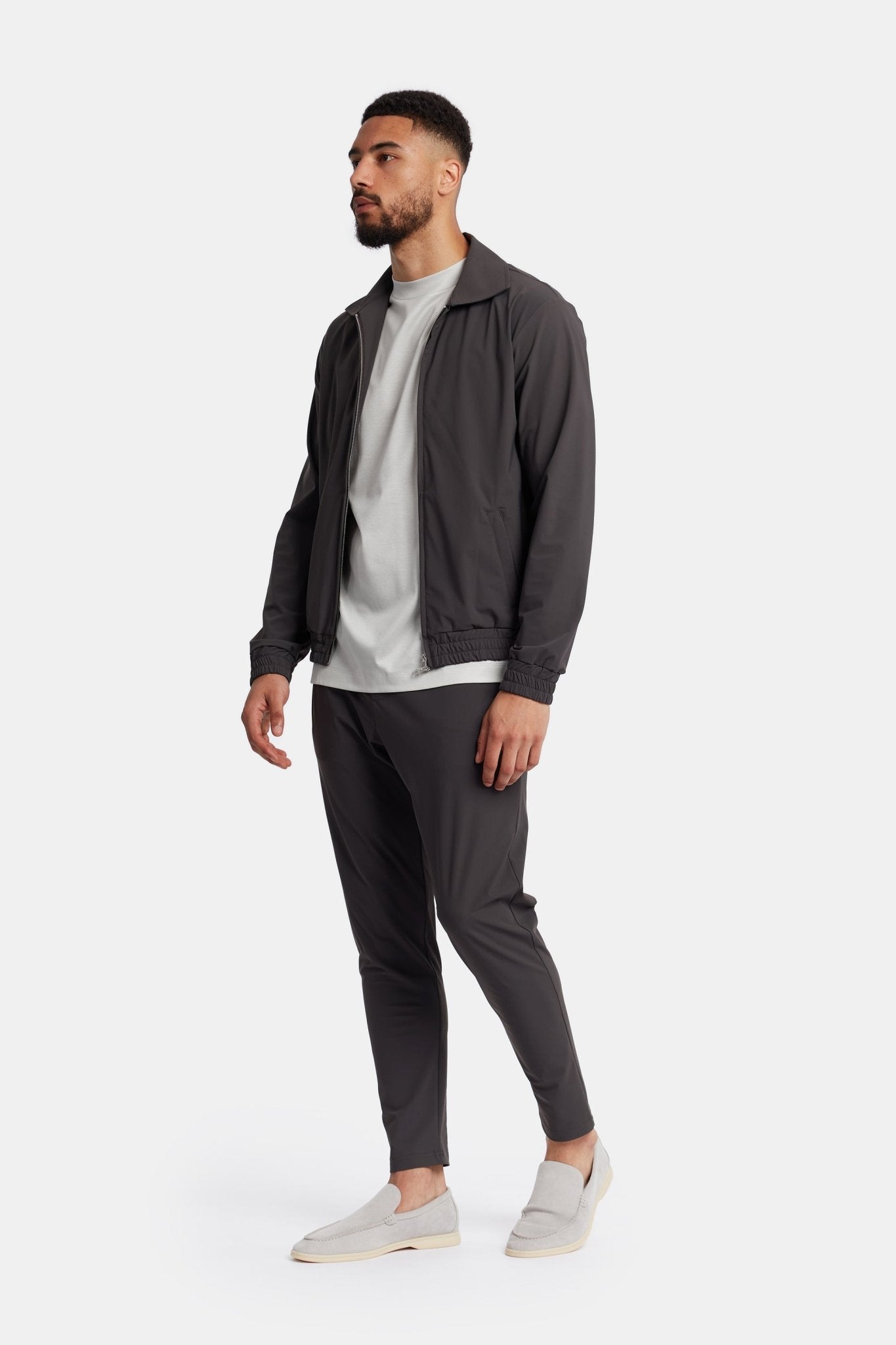 Pantaloni tecnici grigio ardesia
